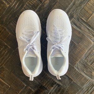 Hoka One One White Running Shoes
